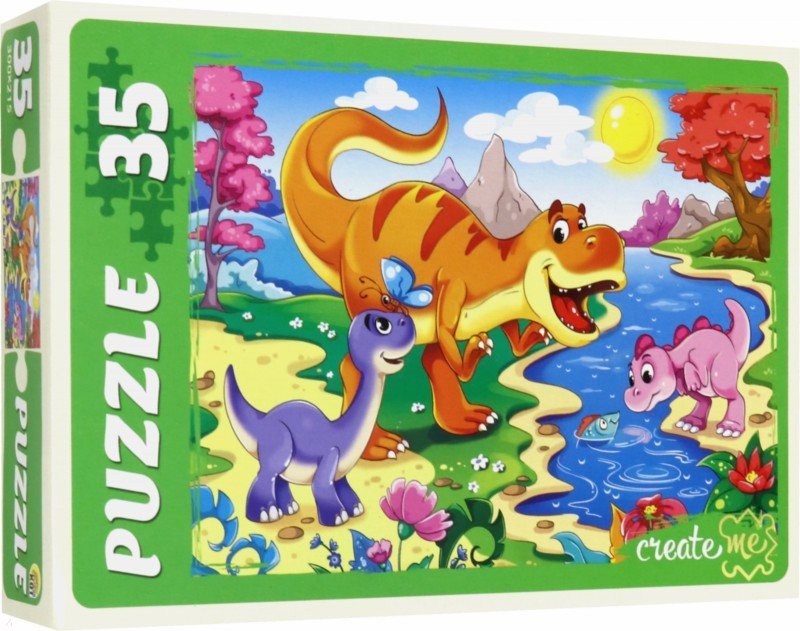 Иллюстрация 1 из 6 для Puzzle-35 "Мир динозавров" (ПМ35-6784) | Лабиринт - игрушки. Источник: Лабиринт