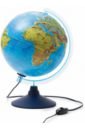 Обложка Интерактивный глобус Земли физико-политический d=250, рельефный, с подсветкой (INT12500286)