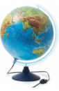 Обложка Интерактивный глобус Земли физико-политический d=320 мм, рельефный, с подсветкой (INT13200290)