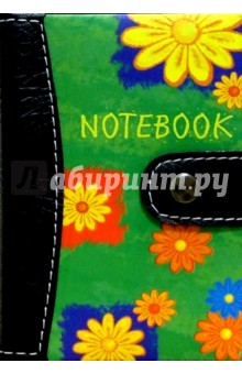 Notebook 1835 100 листов (кнопка, малый, цветы).