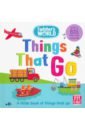 peto violet out and about board book Toddler's World: Things That Go (board book)
