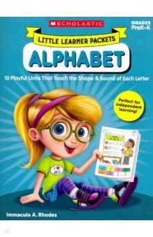 Купить Little Learner Packets: Alphabet, Scholastic Inc., Первые книги малыша на английском языке