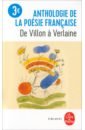 Anthologie de la poesie francaise de Villon a Verlaine - Rutebeuf, Pisan Christine de, Villon Francois