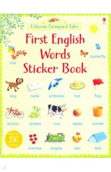 Обложка книги Farmyard Tales: First Words Sticker Book, Amery Heather