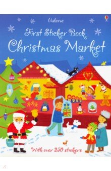 First Sticker Book: Christmas market Usborne
