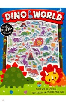 Dino World Puffy Sticker Activity Book