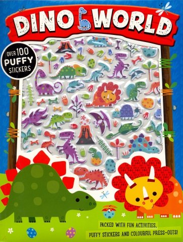 Dino World Puffy Sticker Activity Book