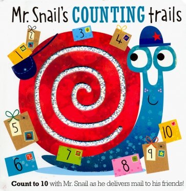 Mr Snail's Counting Trails  (board book)