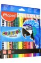 Обложка Карандаши 24цв Maped Color’Peps Animals (832224)