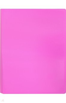Папка с пружинным скоросшивателем Neon, А4, розовая