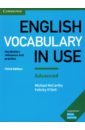 McCarthy Michael, O`Dell Felicity English Vocabulary in Use. Advanced. Third Edition. Book with Answers o dell felicity mccarthy michael test your english vocabulary in use upper intermediate second edition book with answers