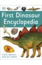 Bingham Caroline First Dinosaur Encyclopedia stone rex catching the velociraptor