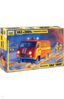 

УАЗ "3909" Пожарная служба 1/43 (43001)