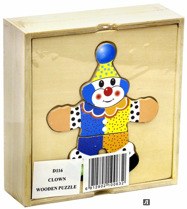 Иллюстрация 2 из 5 для Игрушка развивающая из дерева Клоун в коробке | Лабиринт - игрушки. Источник: Лабиринт