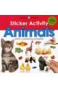 Priddy Roger Sticker Activity. Animals with coloring pages 16pcs ballet girl stickers crafts and scrapbooking stickers kids toys book decorative sticker diy stationery
