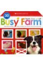 Touch, Slide, and Lift. Busy Farm first 100 words lift the flap