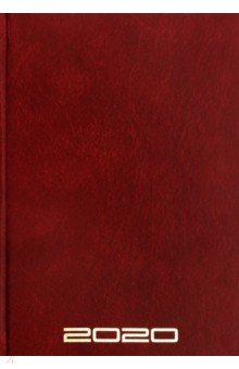 

Ежедневник датированный на 2020 год (160 листов, А5, бордо) (50687)