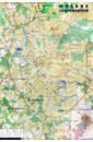 Карта настенная Москва современная. Карта города (1,07х1,57 м) (КН77) москва современная карта в автомобиль