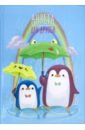 кулоны для друзей дружные пингвины Анкета для друзей ЦВЕТНЫЕ ПИНГВИНЫ (50029)