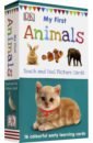 Yorke Jane My First Animals Touch & Feel Picture Cards my first learning activity pack flashcards