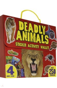 Deadly Animals Sticker Activity Wallet (4-book set)
