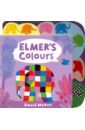 McKee David Elmer's Colours: Tabbed Board Book