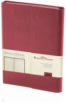 

Ежедневник недатированный, 136 листов, А5, WALTZ, БОРДО, с магнитным клапаном (3-543/03)