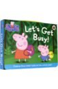 Peppa Pig. Let's Get Busy. 5-book Carry Case peppa pig peppa s london day out sticker activity