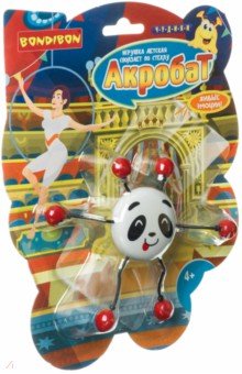 Игрушка сползает по стеклу «Акробат» Панда (ВВ4282).