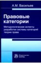 Правовые категории. Методологические аспекты разработки системы категорий теории права - Васильев А. М.