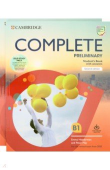 Обложка книги Complete. Preliminary. Second Edition. Self Study Pack. Student's Book and Workbook with answers, Heyderman Emma, Cooke Caroline, May Peter