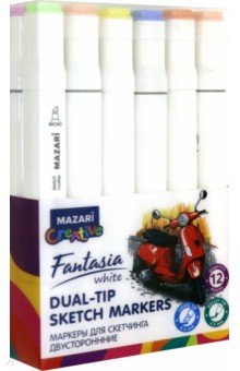      Fantasia White. Paste colorsl  (12 ) (M-6061-12)