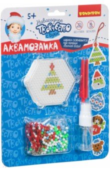 Набор для творчества. Новогодняя аквамозаика с Буки (ВВ4522)