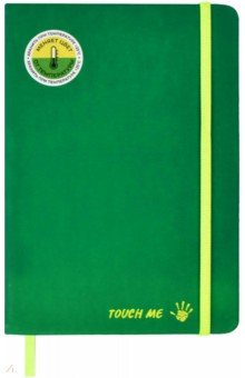 Записная книжка (96 листов, А5),ТЕРМОХРОМ, зеленый, твердый (52793).
