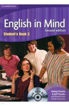 Обложка книги English in Mind. Level 3. Student's Book +DVD, Puchta Herbert, Stranks Jeff, Carter Richard