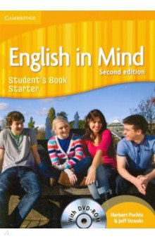 Обложка книги English in Mind. Starter Level. Student's Book with DVD-ROM, Puchta Herbert, Stranks Jeff