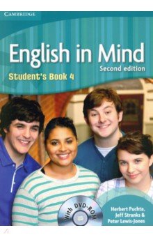 Обложка книги English in Mind. Level 4. Student's Book with DVD-ROM, Puchta Herbert, Stranks Jeff, Lewis-Jones Peter