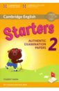 Cambridge English Starters 2 for Revised Exam from 2018 Student's Book. Authentic Examination Papers cambridge english movers 2 for revised exam from 2018 student s book authentic examination papers