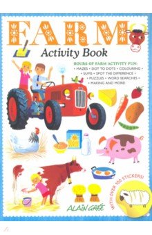 Купить Farm Activity Book, Button Books, Книги для детского досуга на английском языке