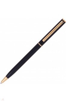 Ручка шариковая. Slim Black. Черный корпус, синие чернила (141402).