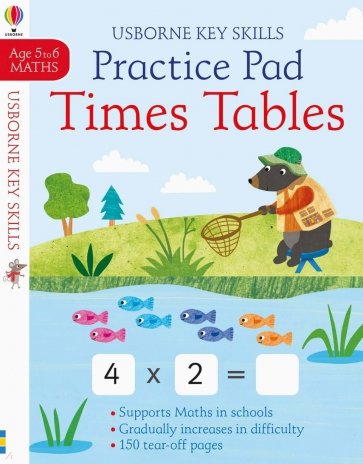 Times Tables Practice Pad age 5-6