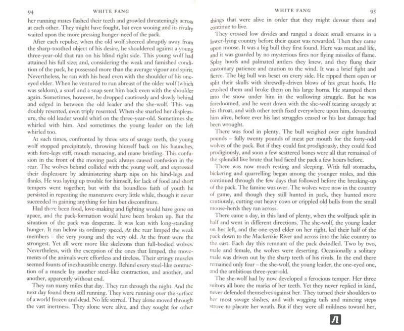 Иллюстрация 1 из 22 для The Call of the Wild and White Fang - Jack London | Лабиринт - книги. Источник: Лабиринт