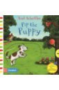 Scheffler Axel Pip the Puppy peto violet out and about board book
