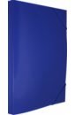 Обложка Папка-короб на резинке A4 пласт. синяя,BA25/05BLUE
