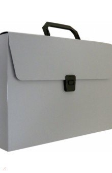 Портфель 1 отделение A4 пластиковый 0.7 мм серый (BPP01GREY).