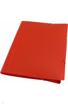 Портфель 6 отделений A4 пластиковый 0.7 мм красный (BPR6RED).