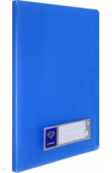 Папка с 40 прозрачными вкладышами (A4, пластиковая, синяя), (СR40BLUE)