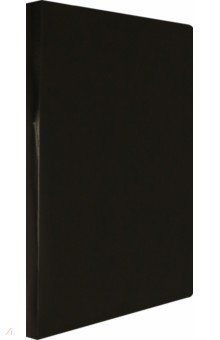 Папка с металлическим зажимом (A4, пластиковая, черная), (EC04CBLCK).