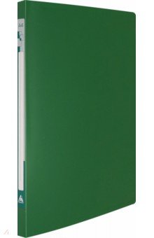 Папка с металлическим зажимом (A4, пластиковая, зеленая), (PZ05CGREEN).