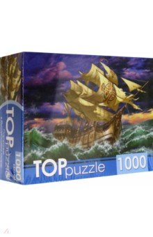 Puzzle-1000. Парусник в бушующем море (ХТП1000-4150).